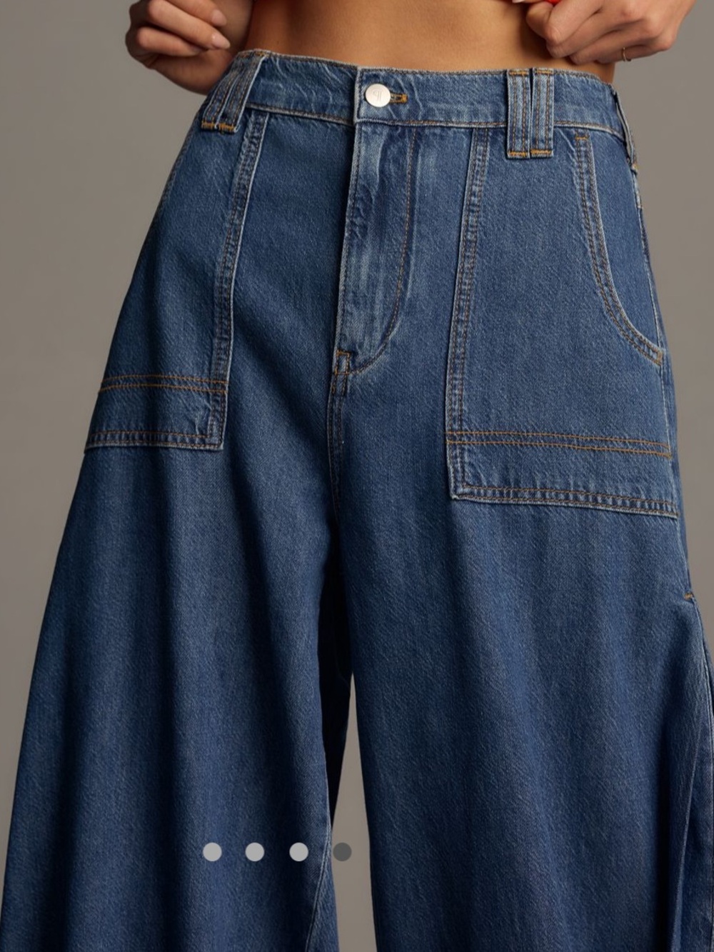NEW Sz 26 Pilcro Anthropologie Wharfside High-Rise Jogger Jeans Denim Pants NWT - Picture 5 of 9